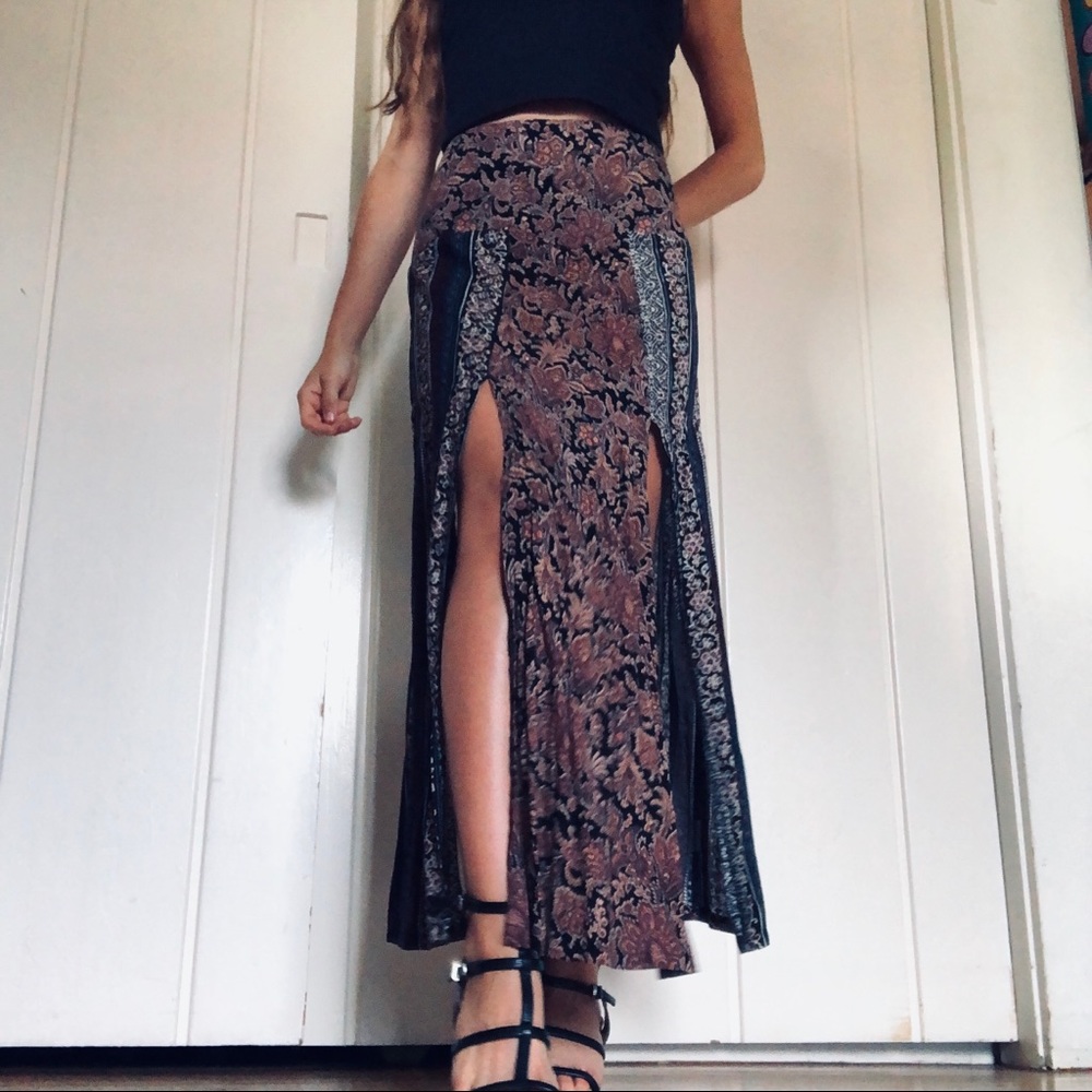 LF Dream State Paisley Maxi Skirt